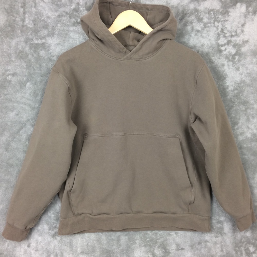 Lululemon Steady State Hoodie Mens Medium Light Brown Hooded Pullover Sweatshirt